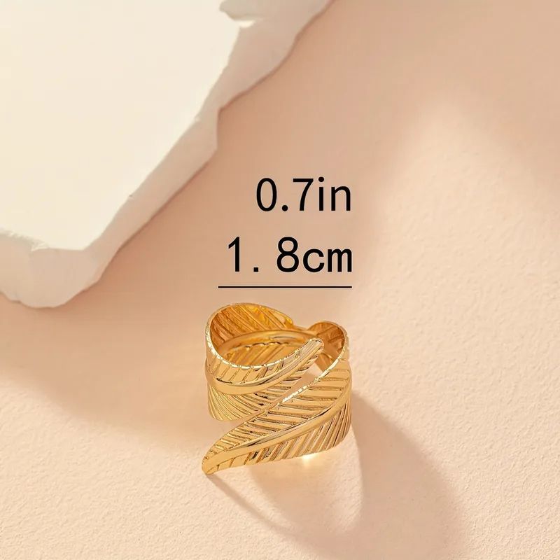 Golden Bloom Statement Ring