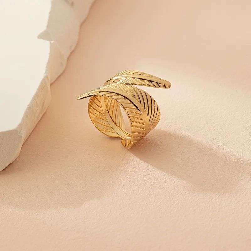 Golden Bloom Statement Ring