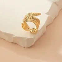 Golden Bloom Statement Ring
