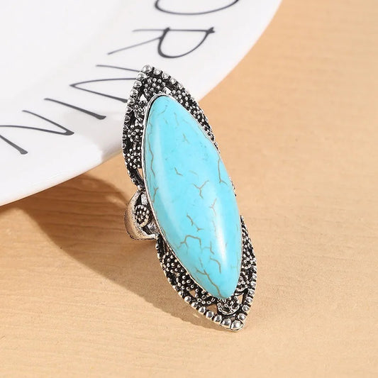 Turquoise Bliss Statement Ring