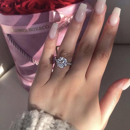 Crown Jewel Solitaire Ring